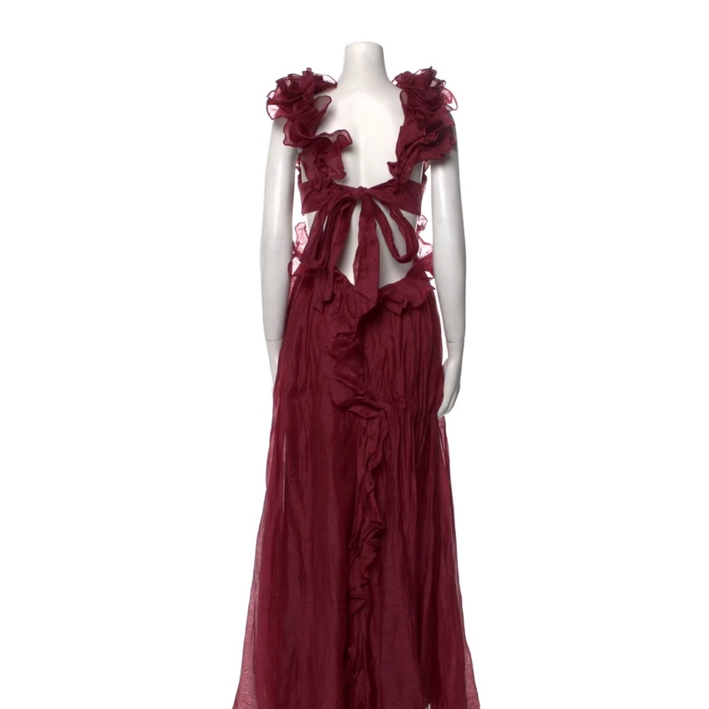 Zimmermann Lady Beetle Gown in Berry - Picture 5 of 7
